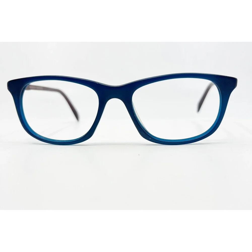 Warby Parker Sullivan Eyeglass Frames Womens Blue Brown 50-18-142 39845